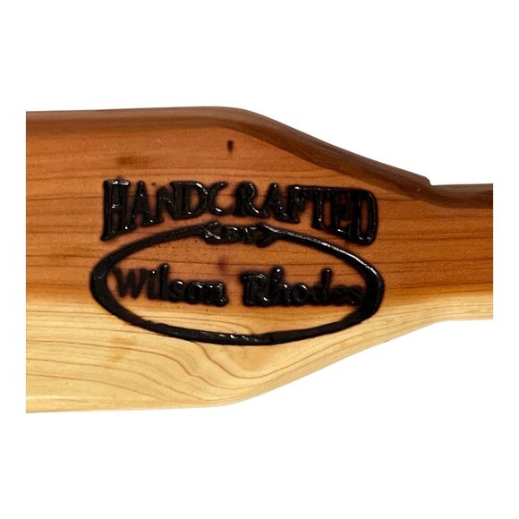 Vintage Handcrafted Wooden Scoop by Wilson Rhodes – Signed – 1980s–2000s - Picture 4 of 4